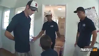 Prearrange guys gay blowjob