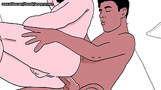 fucked abiding - Stepson has a enduring cock fucks his stepfather P7 &lpar;loop&rpar; - Animated Gay Porn